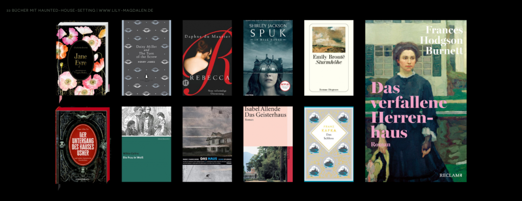 33 Bücher mit Haunted-House-Setting: Literatur-Klassiker rund um Spukhäuser, verlassene Herrenhäuser und unheimliche Anwesen