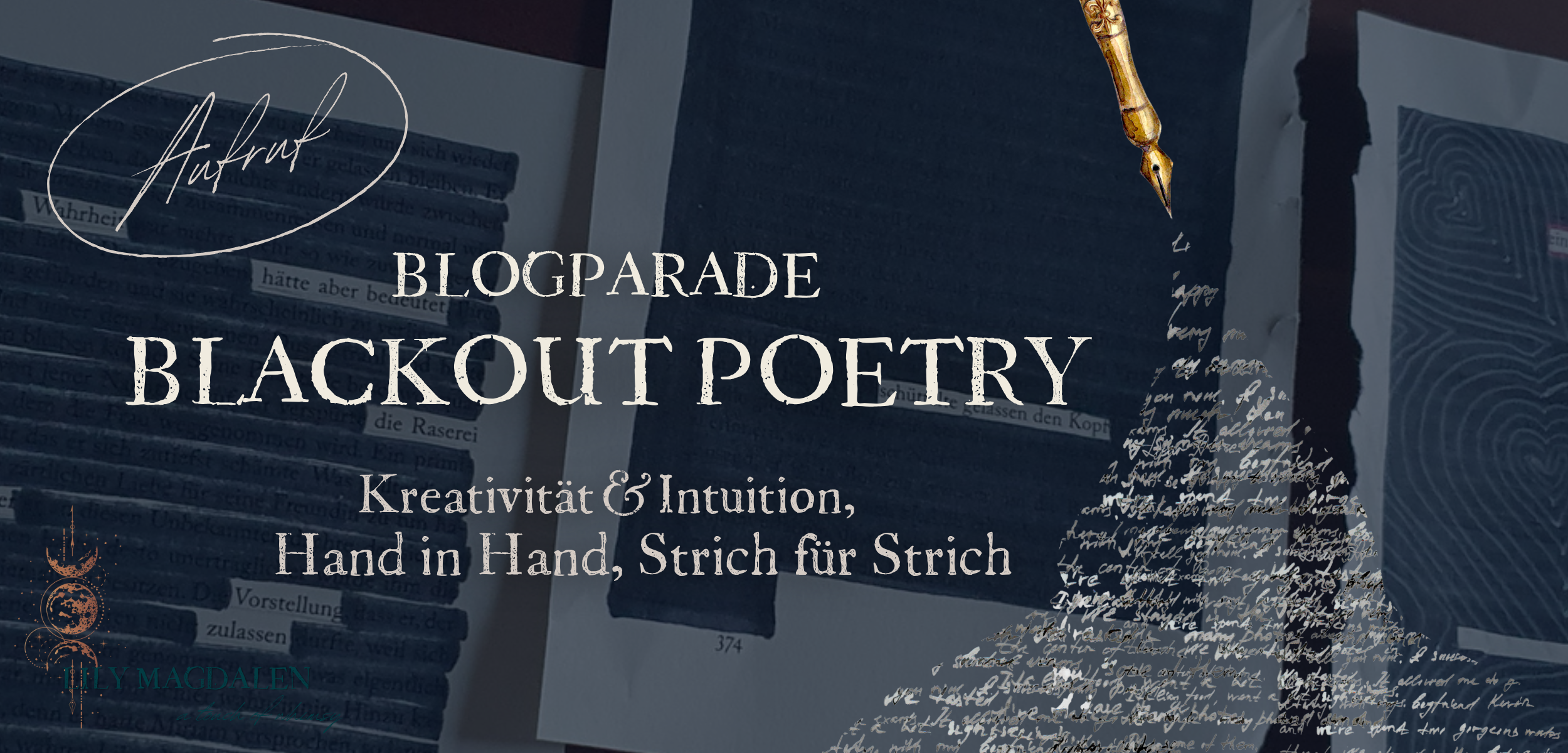 Blogparade im Geiste des „alten Internet”: Kreiere Blackout Poetry und blogge darüber!